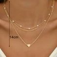 thumbnail image 5 of Trendy Multilayer Pearl Tassel Necklace for Various Occasions and Outfits, 5 of 5