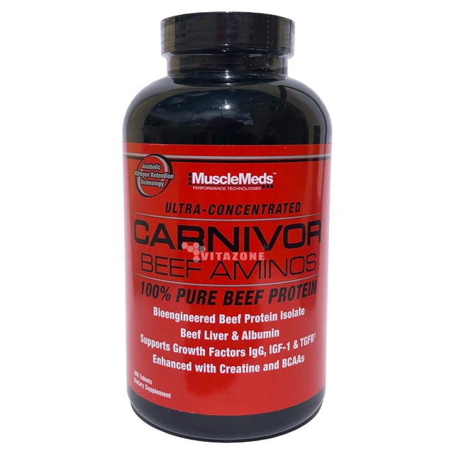Musclemeds Carnivor Beef Aminos 300 Tabletas Musclemeds MMDBEEFAMINOS