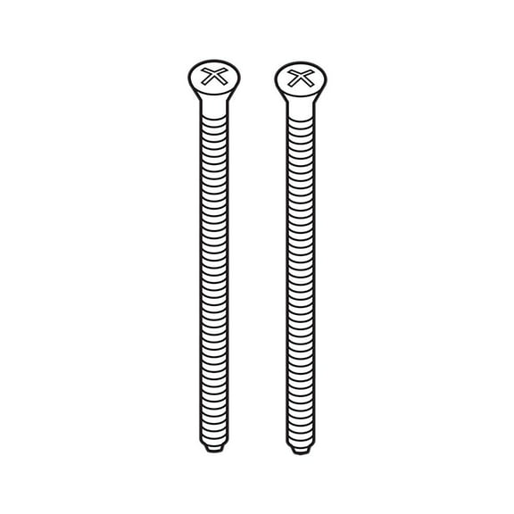Delta Screws (2) - Extra Long - Escutcheon Trim in Venetian Bronze
