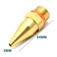 thumbnail image 3 of 2x34mm 2x50mmPure Copper Hot Melt Glue Gun Nozzle Large Diameter Glue Gun Nozzle, 3 of 16