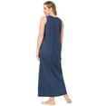 thumbnail image 6 of Woman Within Plus Size Pintuck Velour Dress, 6 of 6