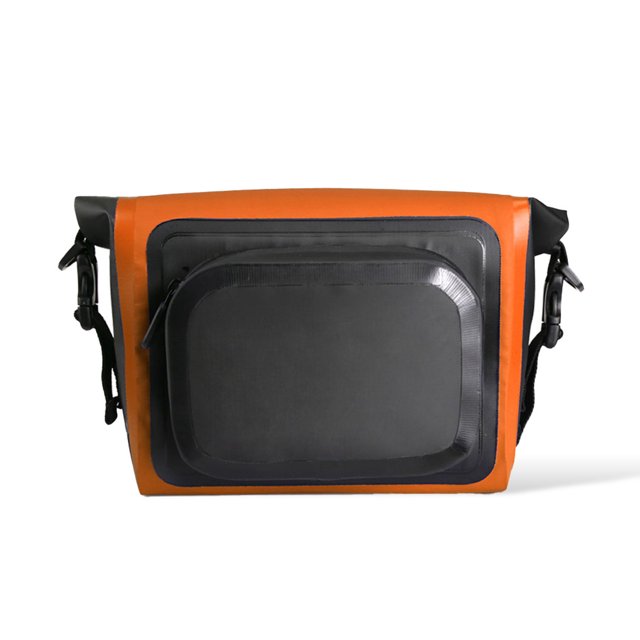 Eigraketly Bolsa de manillar delantero de bicicleta Bolsa de ciclismo ajustable Paquete de bicicleta Accesorio de estuche extraíble con bolsillo con Ciclismo Naranja Eigraketly OD022130-05