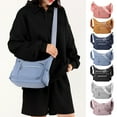 thumbnail image 3 of Stylago Small Messenger Bags Side Pockets Crossbody Purses Students Travel Shopping Zipper Shoulder Bag Handbags Grey, 3 of 5