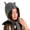 Gray, variant on Breathable Earflap Pullover Hat with Devil Ears for Women Outdoor Adventures