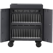 Bretford Cube Charging Cart for 32 Device, Charcoal