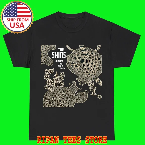 RETRO The Shins Black T-Shirt Size S - 5XL