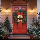 thumbnail image 1 of Christmas Door Cover Decorations with Santa Claus Pattern Holiday Party Decorative for Front Door Indoor Wall Fireplace Mantle Home Festive Xmas Decor, 1 of 6