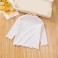 thumbnail image 5 of CFXNMZGR Kids Tops Girls Girls Tops Girl's Graphic Print Long Sleeve T Shirt Fall Tee Top (White,6-12 Months), 5 of 6