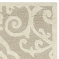 thumbnail image 3 of SAFAVIEH Martha Stewart Marais Geometric Damask Runner Rug, Fledgling, 2'3" x 8', 3 of 7