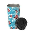 thumbnail image 2 of Goofa Hawaiian Style for Insulated Travel Coffee Mug Spill Proof Leak Proof 16 OZCoffee Tumbler Reusable Coffee Cups with Lids Thermos for Hot and Cold Drink, 2 of 8
