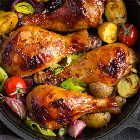 5-Quart Cast Iron Dutch Oven with Skillet Lid