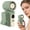 C Clip Fan Green, variant on Cute Fruit Flower Portable Handheld Fan With Base, USB Rechargeable Small Desk Fan, Personal Fan For Kids Summer Travel Beach Camping Outdoor Play Cooling