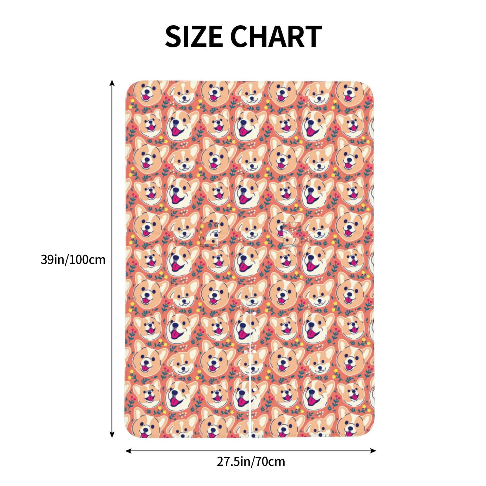 Car Seat Cover Baby - Corgi Head with Floal Breathable Infant Car Seat Cover for Baby Carseat, Lightweight Comfort Baby Essentials Must Haves Newborn Stuff for Girl Boy