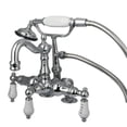 thumbnail image 1 of Deck Mount Clawfoot Tub Filler with Hand Shower, 1 of 1