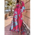 thumbnail image 1 of Túnica de playa Sexy con cinturón para mujer, vestido largo con estampado bohemio, verano 2022, 1 of 2