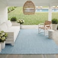 thumbnail image 5 of Safavieh Courtyard Finnian Solid Indoor/Outdoor Area Rug, Aqua/Gray, 10' x 10' Square, 5 of 18