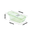 thumbnail image 3 of Heliisoer Râpe Multifonctionnelle Cinq Outils Coupants Hacheur de Légumes Rond Hacheur de Légumes Hacheur de Nourriture avec Conteneur Hacheur de Légumes avec Conteneur, 3 of 8