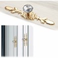 thumbnail image 5 of Perilla de puerta de diamante 6 piezas Perillas de puerta de cristal dorado Perilla para muebles Manija de muebles de diamante Perillas de cristal de diamante para decoración del hogar con tornillos,, 5 of 5
