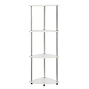 Convenience Concepts Designs2Go 4 Tier Corner Shelf, White