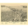 thumbnail image 2 of Pauli 14x12 White Modern Wood Framed Museum Art Print Titled - Benton Harbor Michigan - Pauli 1889, 2 of 4