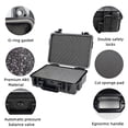 thumbnail image 4 of Plastic Safety Equipment Case Waterproof Hard Carry Tool Box Shockproof Storage Box with Sponge for Tools Camera, 4 of 10