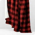 thumbnail image 3 of Bare Home Plush Sherpa Bed Blanket - Fluffy & Soft - Reversible - Lightweight - King, Buffalo Plaid - Red/Black, 3 of 6