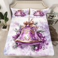 thumbnail image 2 of Homewish Dreamy Christmas Bell Full Size Sheets, Vintage Western Fashion Bed Sheets, Fairy Tale Theme Sheet Sets, Ultra Soft Bedroom Decor, 4pcs, 2 of 7