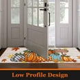 thumbnail image 5 of Fall Pumpkin Kitchen Rugs with Runner Sets 3 Piece Farmhouse Seasonal Harvest Holiday Party Rugs and Mats Non Skid Washable Kitchen Floor Mats for Home Hallway Sink Laundry Decor(Pumpkin), 5 of 6