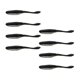 thumbnail image 3 of 8 señuelos de pesca suaves Wiggle Worm para lubina, salmón y trucha. Argenta Negra, 3 of 9