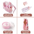 thumbnail image 5 of RSG 10-Piece Reborn Doll Accessories Set for 17-22 Inch Dolls – Includes Feeding Bottle, Diaper Bag, and Accessories, Perfect for Children’s Pretend Play, 5 of 7