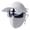 Gray, variant on 3-in-1 sun protection face mask hat Sun hat with shading, ventilation