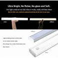 thumbnail image 2 of Battery Powered Operated Closet Lights Motion Sensored Activated Rechargeable Under Counter Cabinet Lighting Wireless Indoor Magnetic Lights for Closets,Kitchen,Hallway,Wardrobe,Stairs,Pantry, 2 of 10