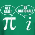 thumbnail image 3 of CafePress - Get Real Be Rational Dark T Shirt - Men's Classic Graphic Cotton T-Shirt, 3 of 4