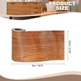 thumbnail image 2 of Cinta de grano de madera Uxcell 4.72" x 16Ft Cinta de reparación de grano de madera Cinta de color madera parche de reparación café, 2 of 7