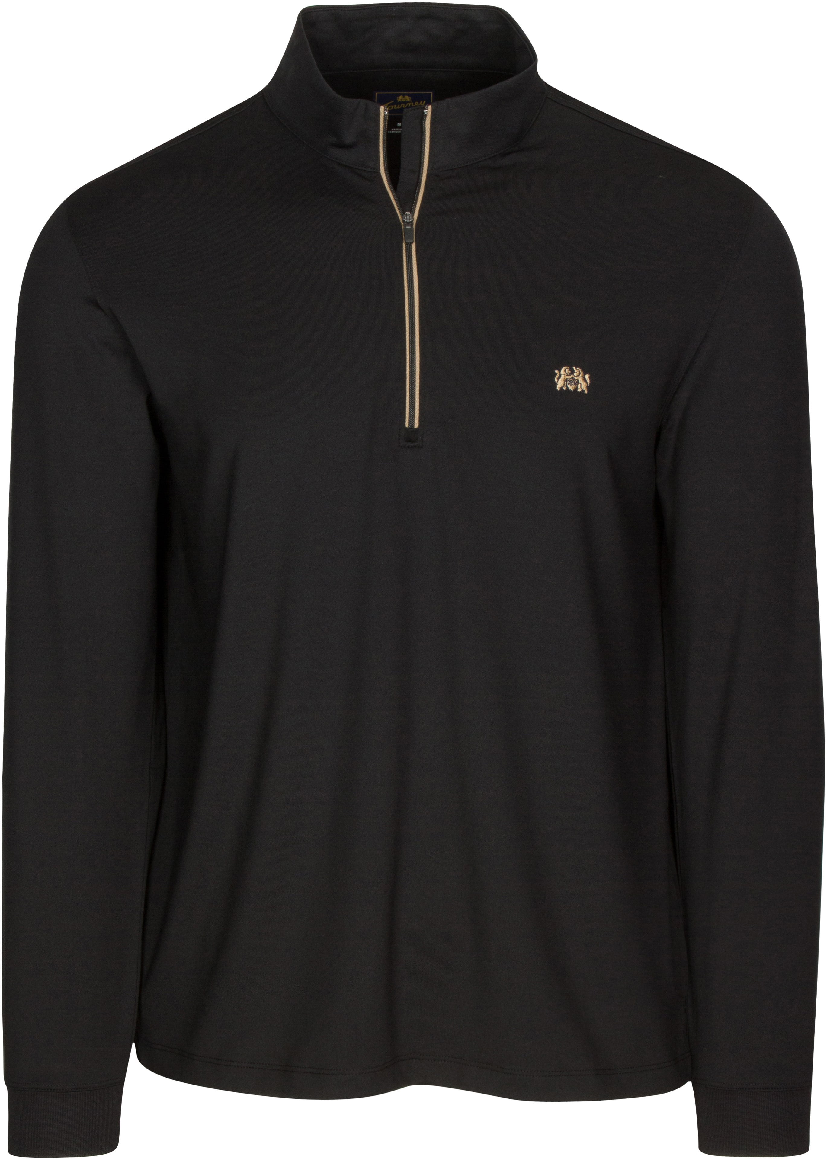 Tourney Men's Knit Quarter Zip Mock Performance Golf Pullover