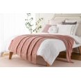thumbnail image 4 of Knit Diamond Pattern Decorative Throw Blanket for Couch Chair Sofa Home Decor (Pink, 60"x80"), 4 of 7