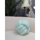 thumbnail image 1 of Almohada de bola redonda con nudo de cuerda de tres hilos tejida a mano para decoración del hogar, almohada de bola con nudo de terciopelo de cristal, 1 of 6