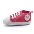thumbnail image 5 of Odeerbi Baby Infant Boys Girls Soft Sole Canvas Shoes Slip Resistant Lovely Prewalker Baby Cute 2025 Fashion Non Slip Sandals Shoes Pink, 5 of 6