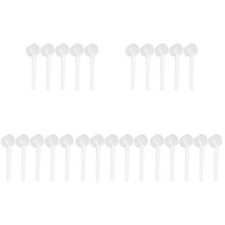 Uxcell Micro Spoons 5 Gram Measuring Scoop Plastic Round Bottom