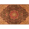 thumbnail image 1 of Ahgly Company Indoor Rectangle Medallion Orange Traditional Area Rugs, 8' x 12', 1 of 1
