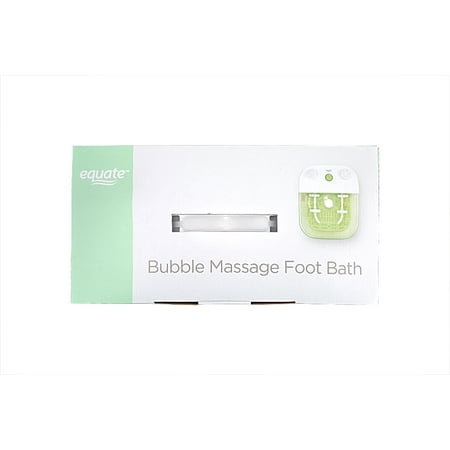 Equate Toe Touch Control Bubble Massage Foot Bath, 1 Count