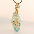 thumbnail image 2 of Illustrated Zodiac Keychain Signs Enamel Charm Unique Keyring Mini Pendants for Women, 2 of 4