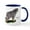 White/Navy Inside, variant on CafePress - Pallas's Cat Mug - 11 oz Ceramic Mug - Novelty Coffee Tea Cup