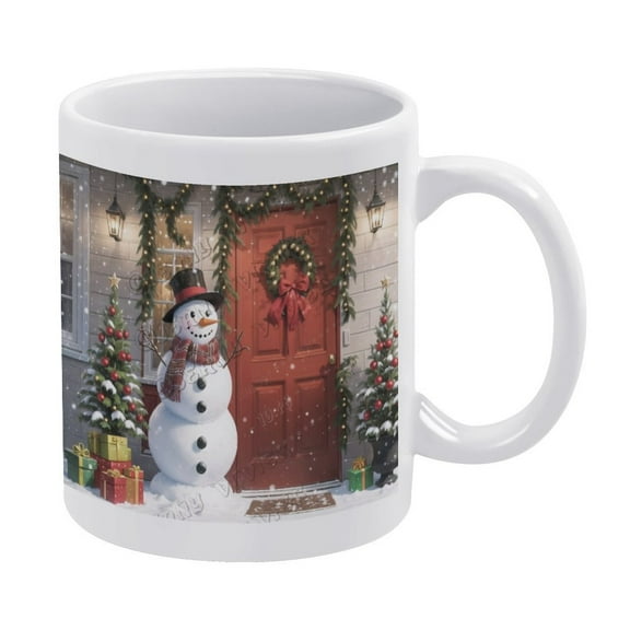 11 OZ Coffee Mug - Decorative Christmas Mug - Gift for Family - Charming Christmas Cup - for Hot Cocoa Lovers