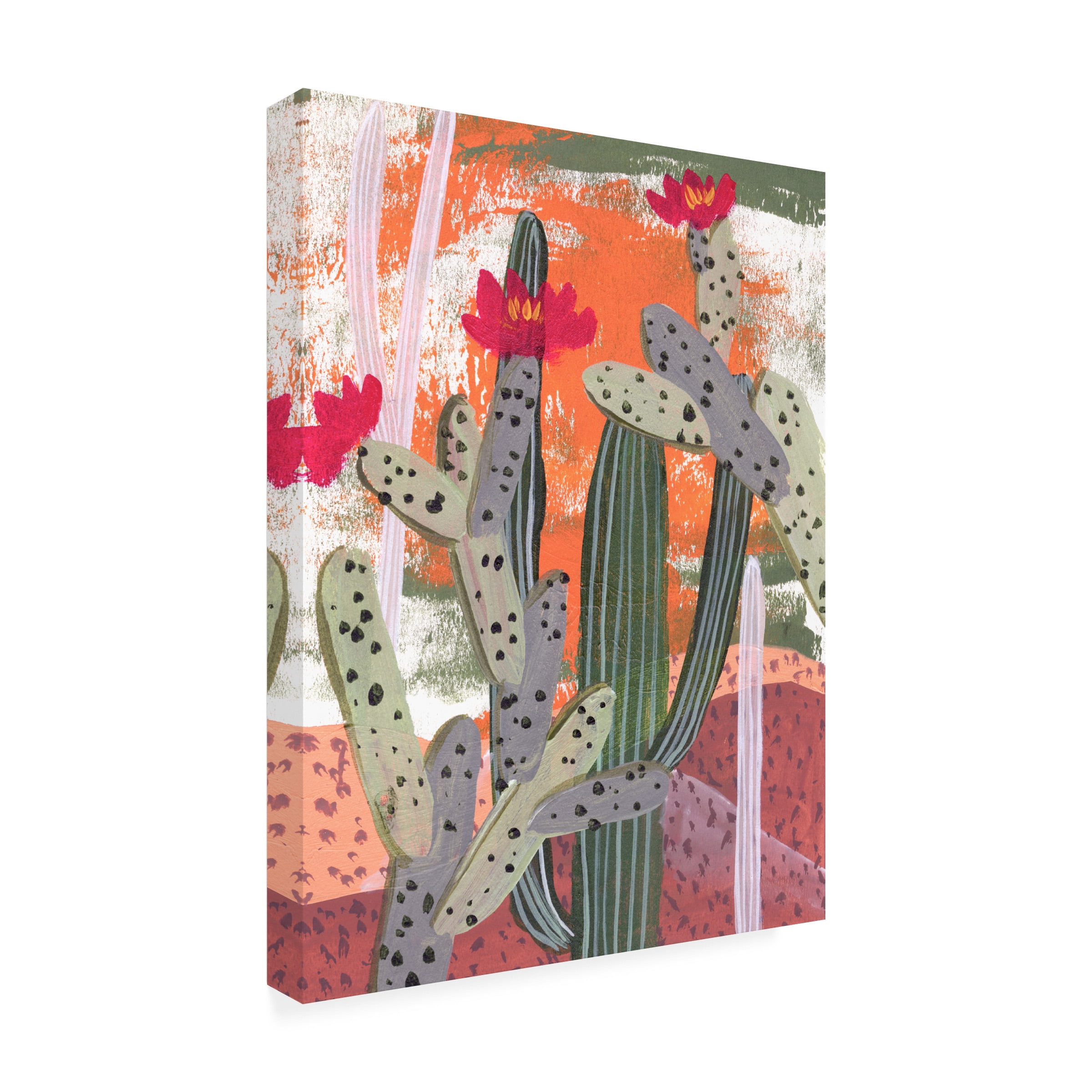 Melissa Wang 'Desert Flowers III' Canvas Art
