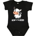 thumbnail image 3 of Inktastic New to the Herd Cute Cow Boys or Girls Baby Bodysuit, 3 of 5