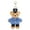 Blue, variant on Attractive Polices Theme Bear Keychain Accessory Stylish Key Rings Bag Ornament