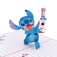 thumbnail image 1 of Tarjeta de San Valentín Lovepop 3D Disney Pop-Up Lilo Stitch, 1 of 1