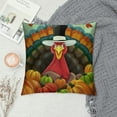 thumbnail image 2 of COMIO  Happy Thanksgiving Decorative Throw Pillow Case, Funny Turkey Harvest Pumpkin Standard Pillow Covers, Throw Pillowcase Cushion Covers for Couch Chair Bedroom Sofa Car Seats, 2 of 5