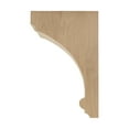 thumbnail image 4 of American Pro Decor 5APD10574 Large Plain Bracket Wood Corbel, 4 of 6